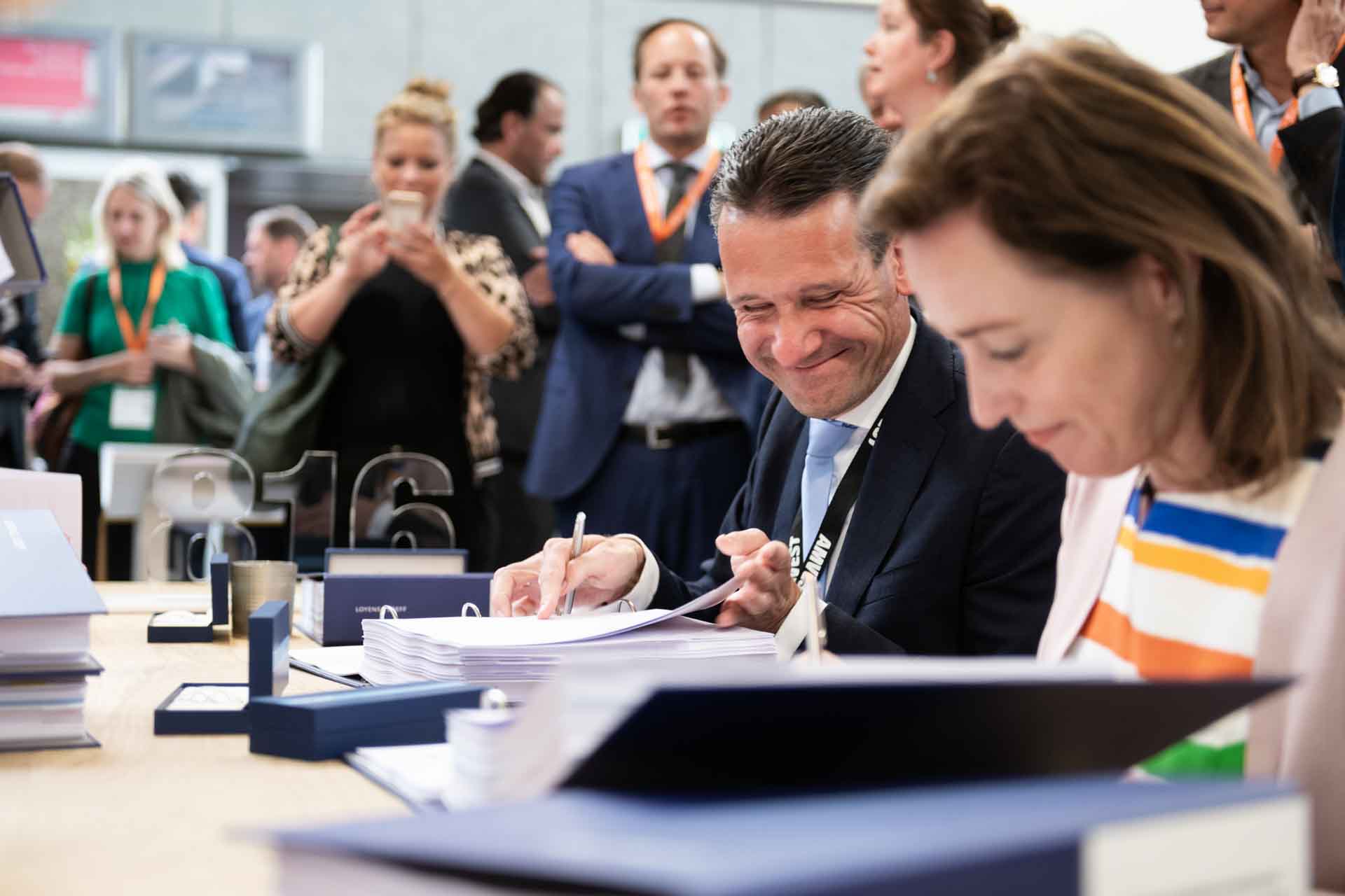 Persfotografie Amvest Provada Rai Amsterdam