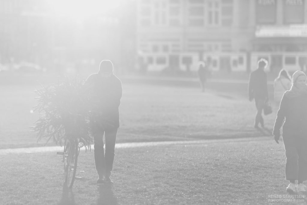 Kerstboomverbranding Amsterdam Museumplein