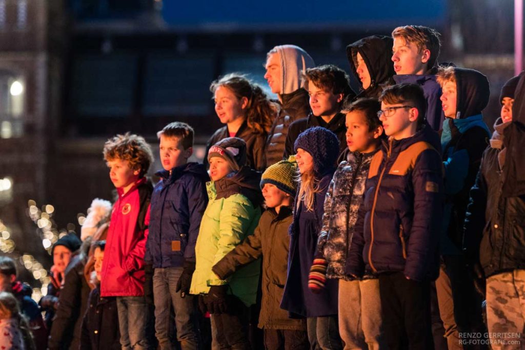 Kerstboomverbranding Amsterdam Museumplein