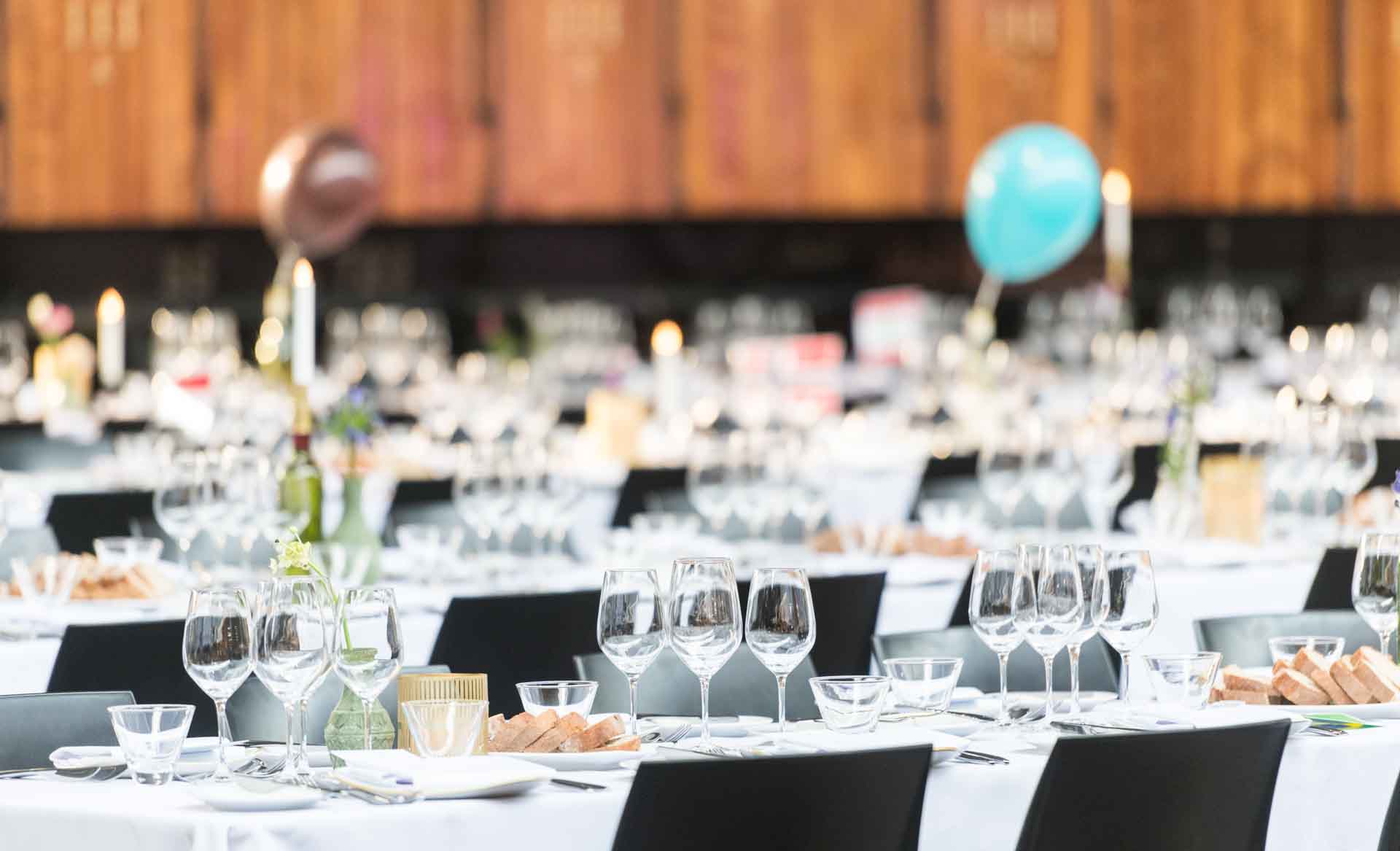 Zakelijke fotografie diner opstelling fotograferen Spoorwegmuseum Utrecht