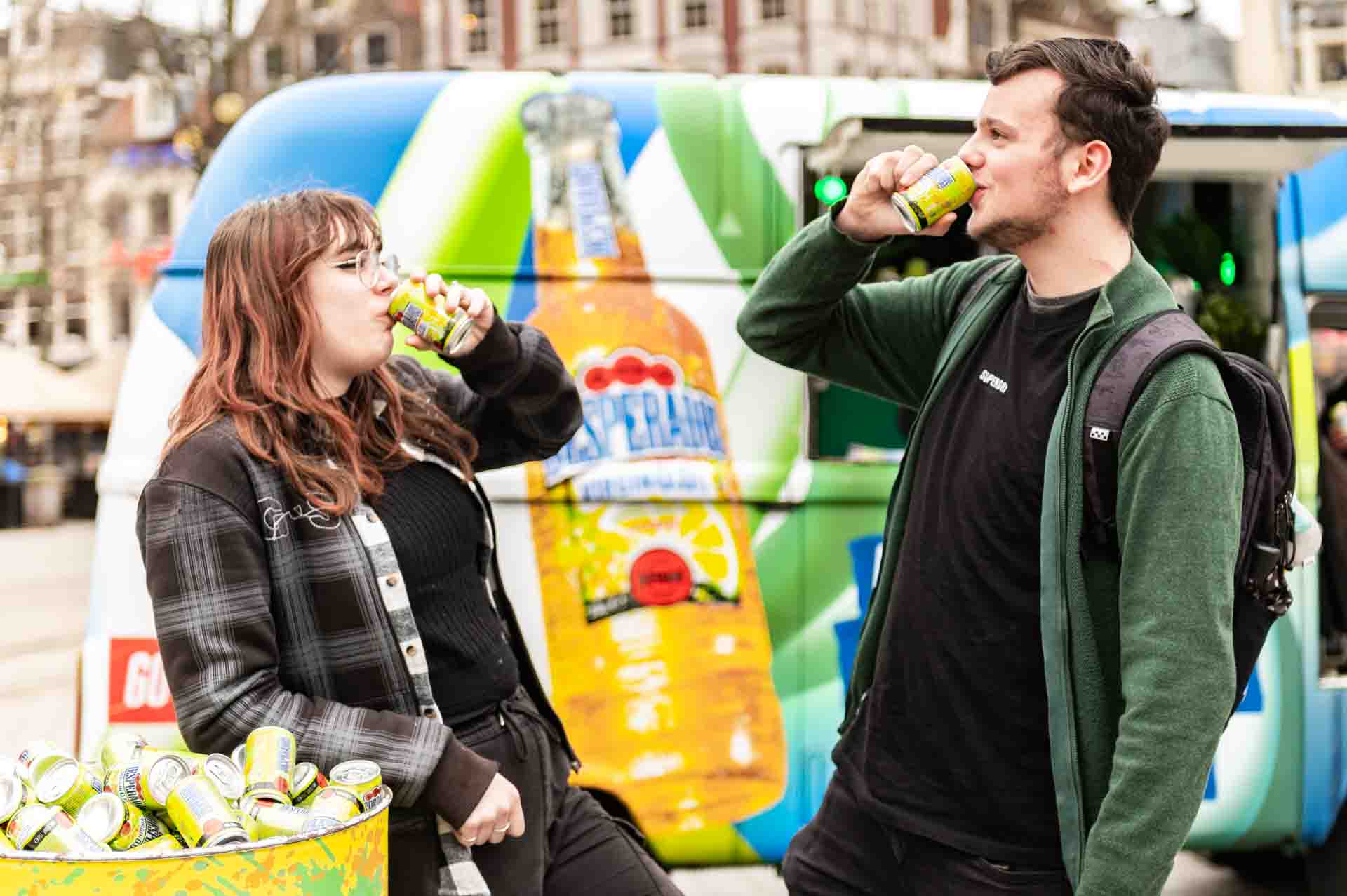 Reclamefotografie Desperados Leidseplein Amsterdam