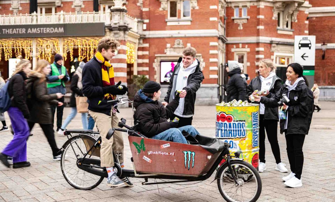 Reclamefotografie Desperados Leidseplein Amsterdam