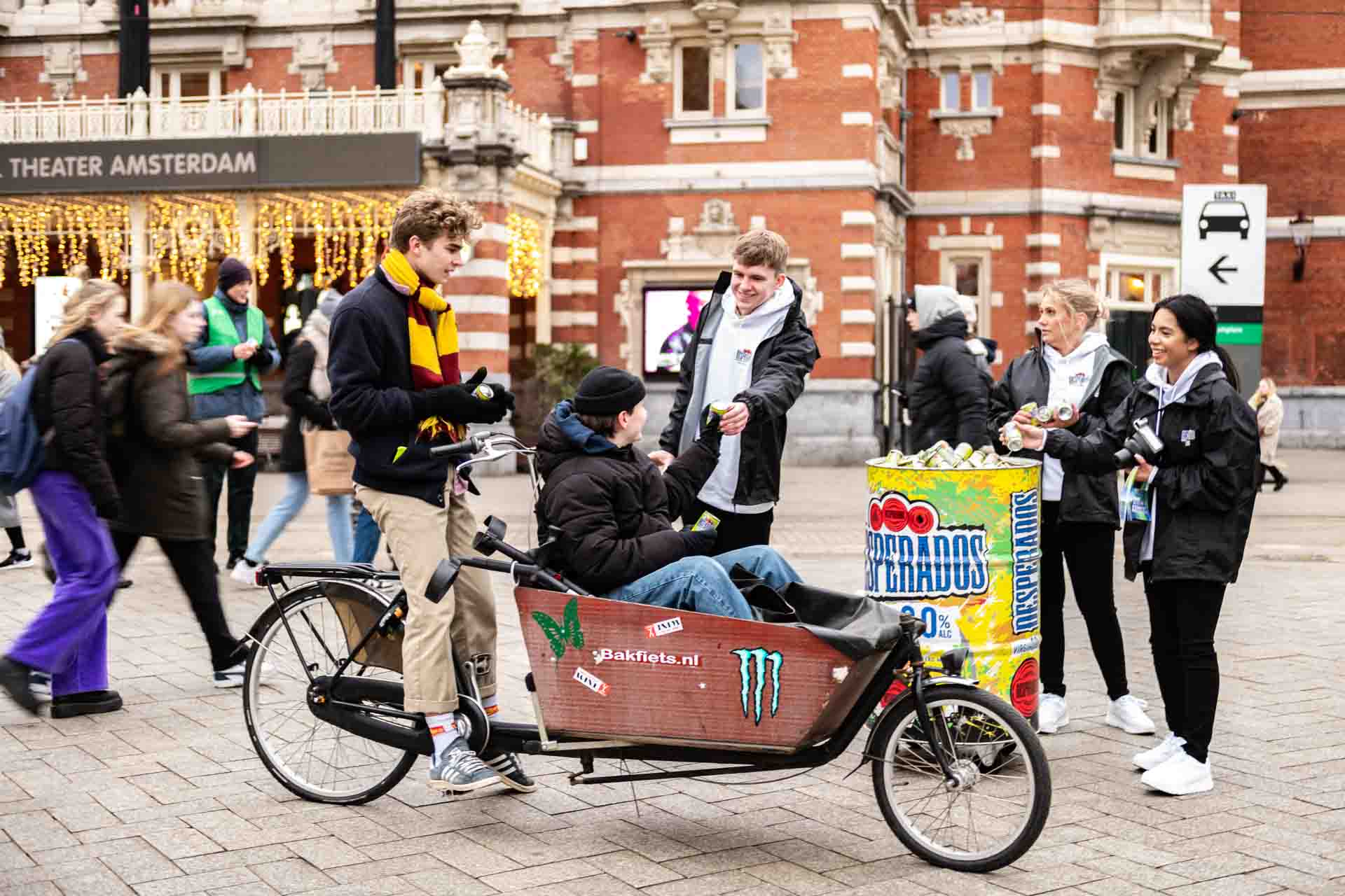 Reclamefotografie Desperados Leidseplein Amsterdam