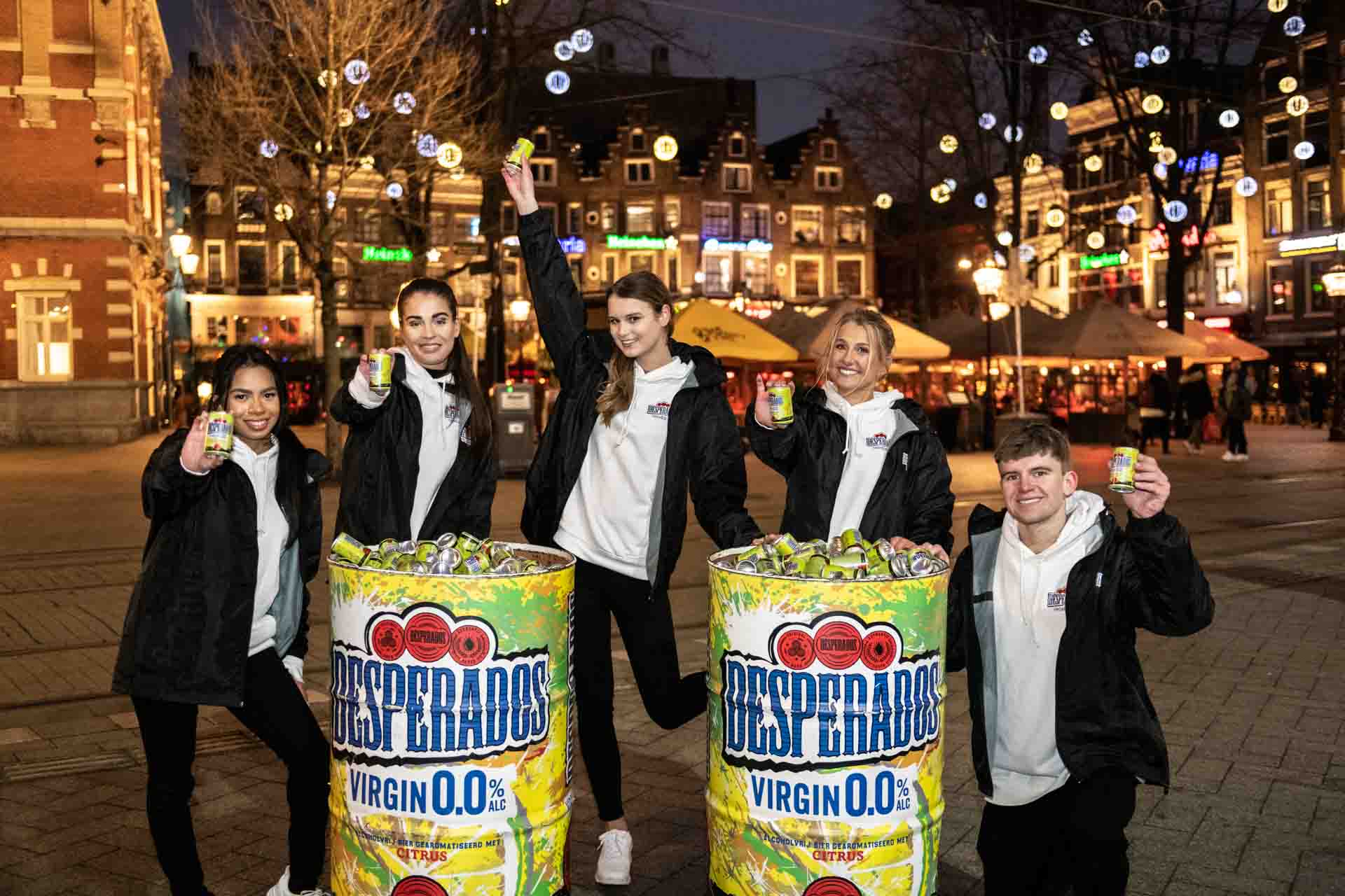 Reclamefotografie Desperados Leidseplein Amsterdam