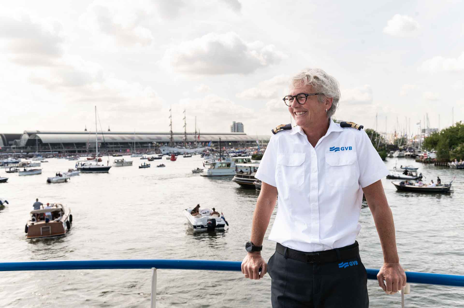 GVB pont schipper Nicole Hasselman SAIL Amsterdam