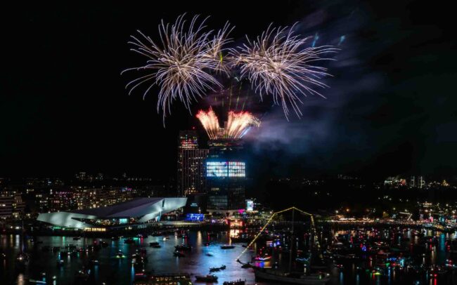 SAIL Amsterdam 2025 vuurwerkshow